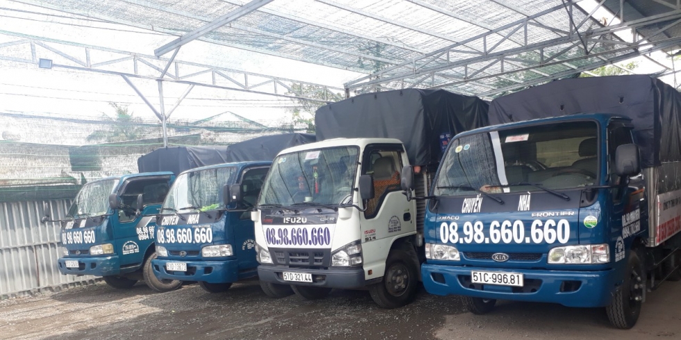 Xe tải cung cấp dịch vụ vận chuyển tại Sài Gòn Thành Công